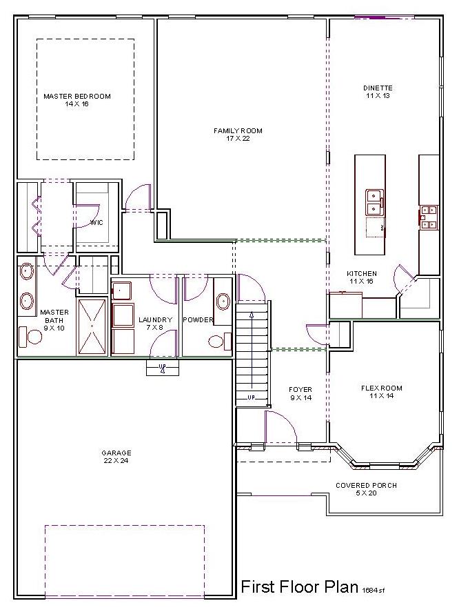 Walton First Floor Plan